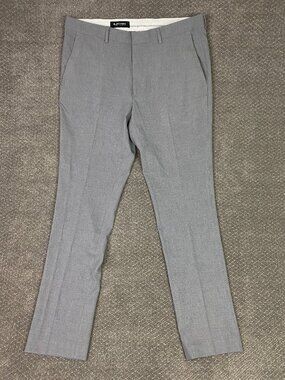 Bluffworks Presidio Slim Fit Dress Pants Mens 36x34 Actual 38x34 Gray NWOT